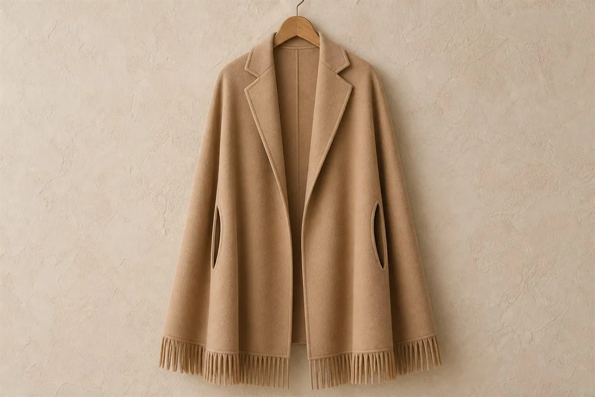 Iconique Cape Oversize en Pure Laine — Iconique