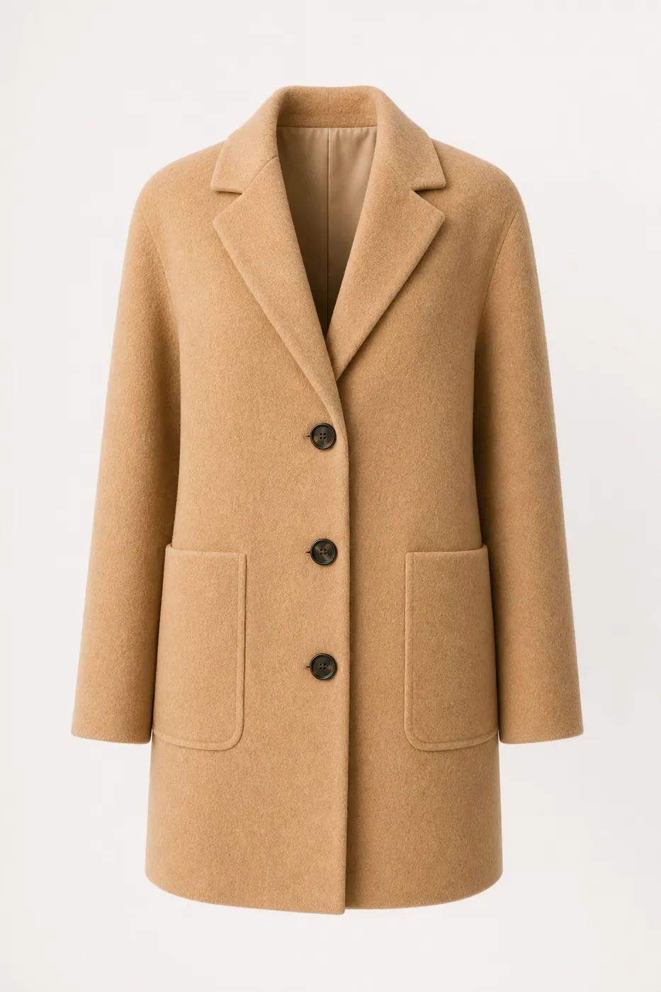 Manteau Court en Laine et Cachemire N°08