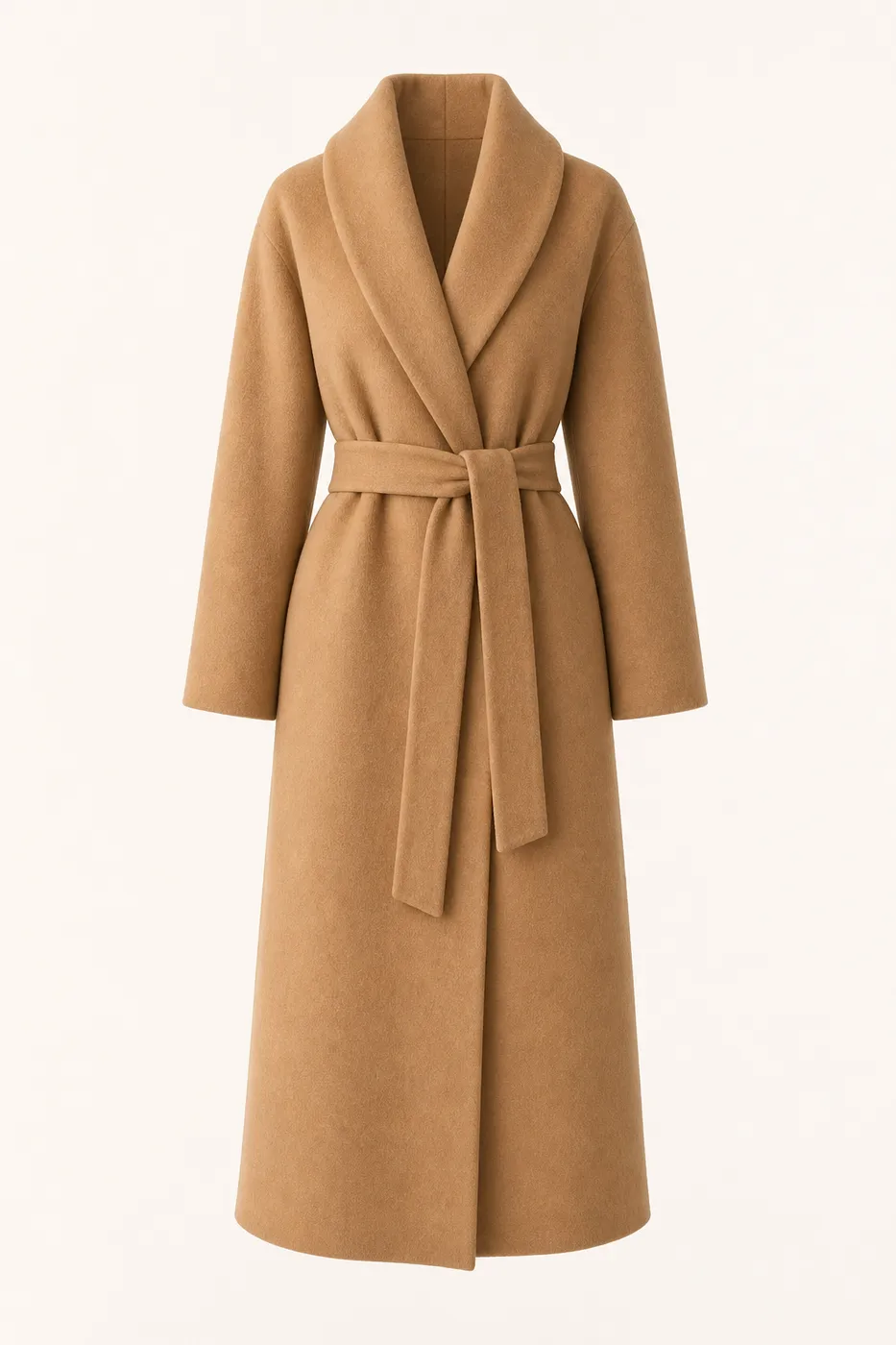 Édition Manteau Long Peignoir en Laine Cachemire N°05